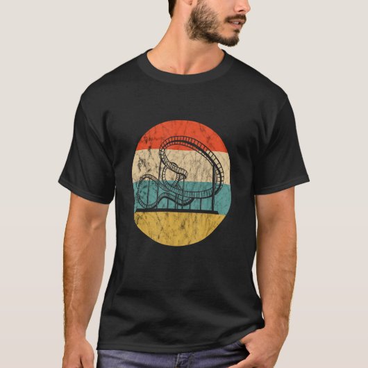 Roller Onderzetter Loop Extreme Ride Thrillseeker  T-shirt (Voorkant)