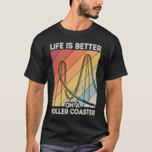Roller onderzetter plezier pretpark fans t-shirt