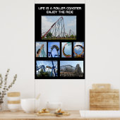 Roller Onderzetter Ride Poster (Keuken)