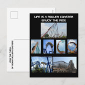 Roller Onderzetter Ride Poster Feestdagenkaart (Voorkant / Achterkant)