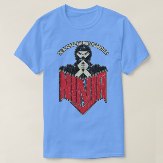 Roller Onderzetter Ride The Ninja 1988 T-shirt (Design voorkant)