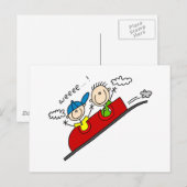 Roller Onderzetter Ride Tshirts en Gifts Briefkaart (Voorkant / Achterkant)