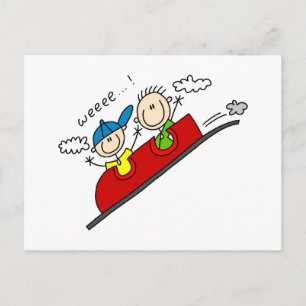 Roller Onderzetter Ride Tshirts en Gifts Briefkaart