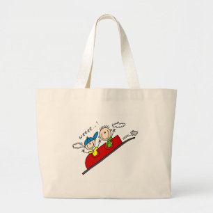 Roller Onderzetter Ride Tshirts en Gifts Grote Tote Bag