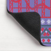 Roller Onderzetter Scene Ugly met kerstkeuken Muismat (Hoek)