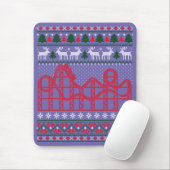 Roller Onderzetter Scene Ugly met kerstkeuken Muismat (Met muis)