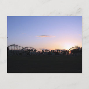 Roller Onderzetter Sunset Evening Briefkaart