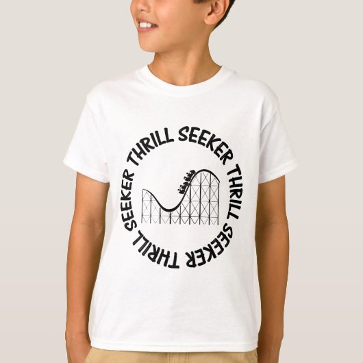 ROLLER ONDERZETTER THRILL SEEKER T-SHIRT (Voorkant)