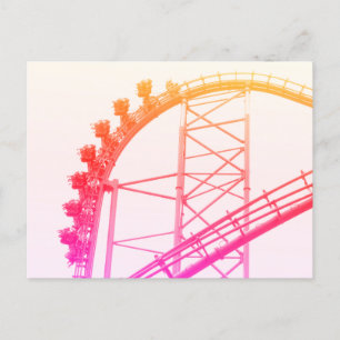 Roller Onderzetter X2 Six Flagers Magic Mountain Briefkaart