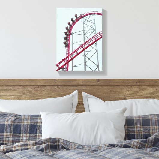 Roller Onderzetter X2 Six Flagers Magic Mountain Canvas Afdruk (Insitu (Slaapkamer))