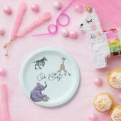 Roller Schaats baby shower borden Papieren Bordje (Feest)