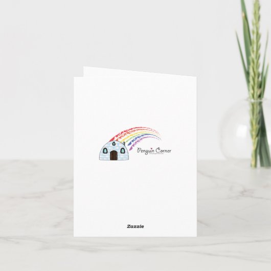 Roller Schaats Bedankt voor Coming to Party en Gif (Achterkant)