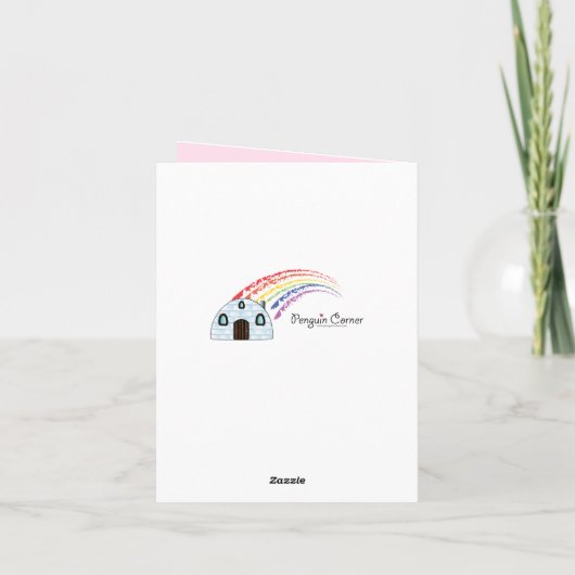 Roller Schaats Bedankt voor Coming to Party en Gif (Achterkant)