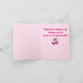 Roller Schaats Bedankt voor Coming to Party en Gif (Binnen)