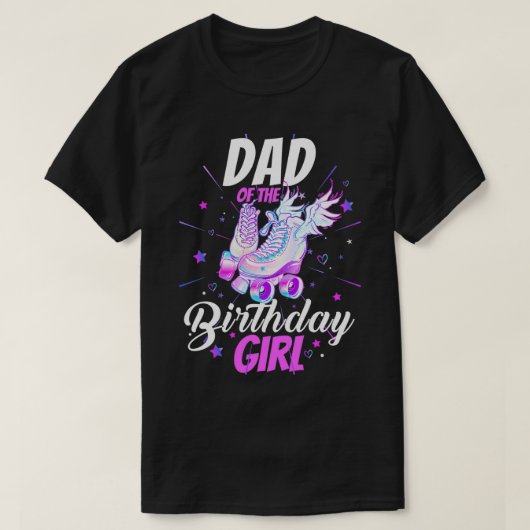 Roller Schaats Birthday Dad Funny Roller Skating P T-shirt (Design voorkant)
