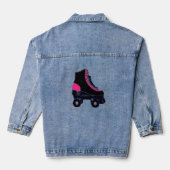 Roller Schaats de hele dag Denim Jacket (Achterkant)