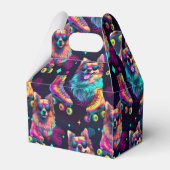 Roller Schaats Disco Dog Bedankdoosjes (Achterkant)