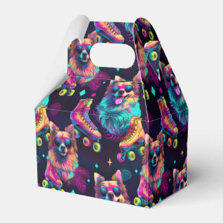 Roller Schaats Disco Dog Bedankdoosjes