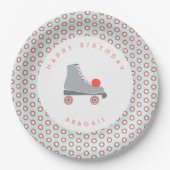 roller Schaats dot Papieren Bordje (Voorkant)