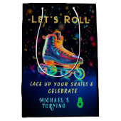 Roller Schaats, draaien 8 Medium Cadeauzakje (Voorkant)