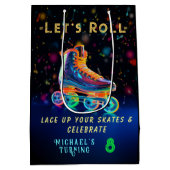 Roller Schaats, draaien 8 Medium Cadeauzakje (Achterkant)