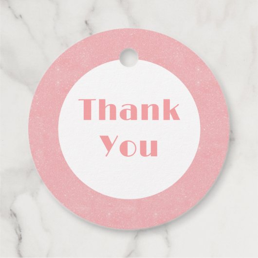 Roller Schaats en Pink Hearts verjaardagsfeestje v Bedankjes Labels (Achterkant)