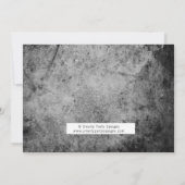 Roller Schaats Extreme Boy's verjaardagsuitnodigin Kaart (Achterkant)