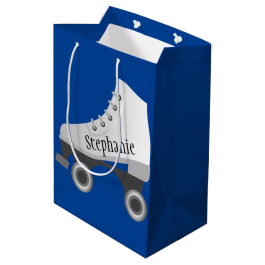 Roller Schaats Gift Bag Medium Cadeauzakje (Achterkant Gekanteld)