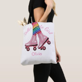 Roller Schaats Girl - Personaliseren Tote Bag (Dichtbij)