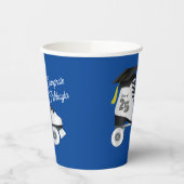 Roller Schaats Graduation Party Skating Rink Blauw Papieren Bekers (Links)