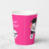 Roller Schaats Graduation Party Skating Rink Roze Papieren Bekers (Rechts)