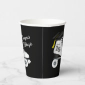 Roller Schaats Graduation Party Skating Rink Zwart Papieren Bekers (Rechts)