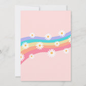 Roller Schaats Groovy Retro Birthday Uitnodigingen (Achterkant)