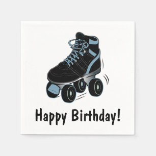 Roller Schaats Happy Birthday Servetten