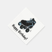 Roller Schaats Happy Birthday Servetten (Hoek)