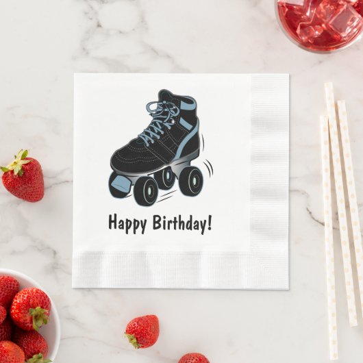 Roller Schaats Happy Birthday Servetten (Insitu)