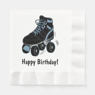 Roller Schaats Happy Birthday Servetten