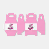 Roller Schaats in Roze met Sterren Bedankdoosjes (Uitgevouwen)