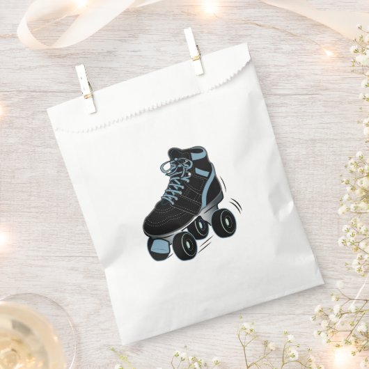 Roller Schaats in zwart Bedankzakje (Geknipt)