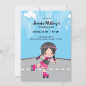 Roller Schaats Kaart (Voorkant)