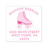 Roller Schaats Kind Schaatsen Retouradres Stempel (Design)