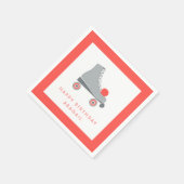 Roller Schaats - Koraal Servet (Hoek)