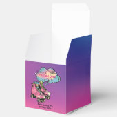 Roller Schaats Meisje Verjaardagsfeestje Dank u Bedankdoosjes (Geopend)