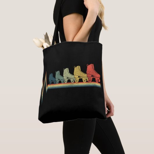 Roller Schaats met rolschaatsen, hartslag, waterkl Tote Bag (Dichtbij)