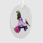 Roller Schaats Natuur Lover Ornament (voorkant)