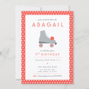 Roller Schaats Party - Koraal Kaart