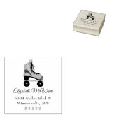 Roller Schaats retouradres Rubberstempel (Gestempeld)