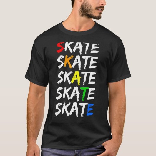 Roller Schaats (Rollerskate) Stacks - Derby Skater T-shirt (Voorkant)