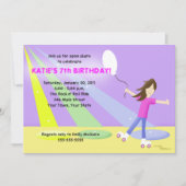 ROLLER SCHAATS Rollerskating 5x7 Birthday Kaart (Voorkant)