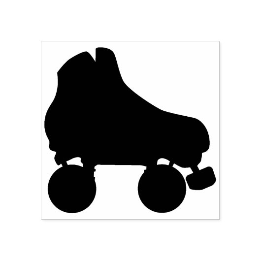 Roller Schaats / Schaatsen Rubberstempel (Afrduk)